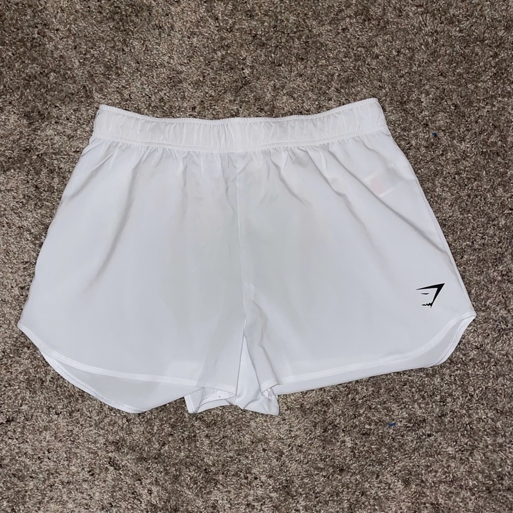 White GymShark Training Short
